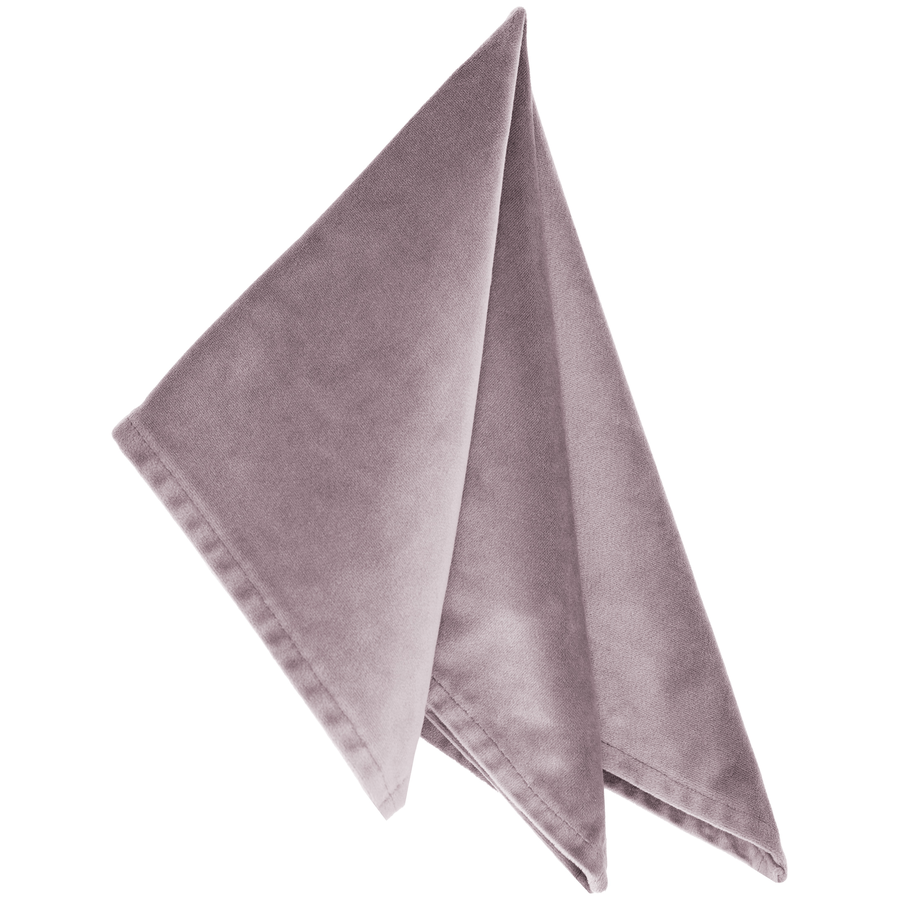 Салфетка бархатная "Бета" пастельно-сиреневая - Фото миниатюра 1