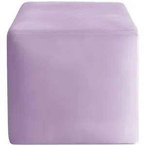 Пуфик "Квадро" сиреневая дымка бархат