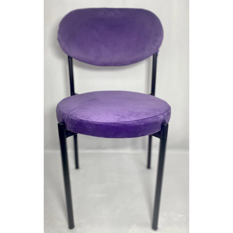 Стул Монако черный фиолетовый