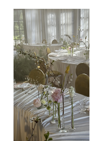 Салфетка бархатная белая