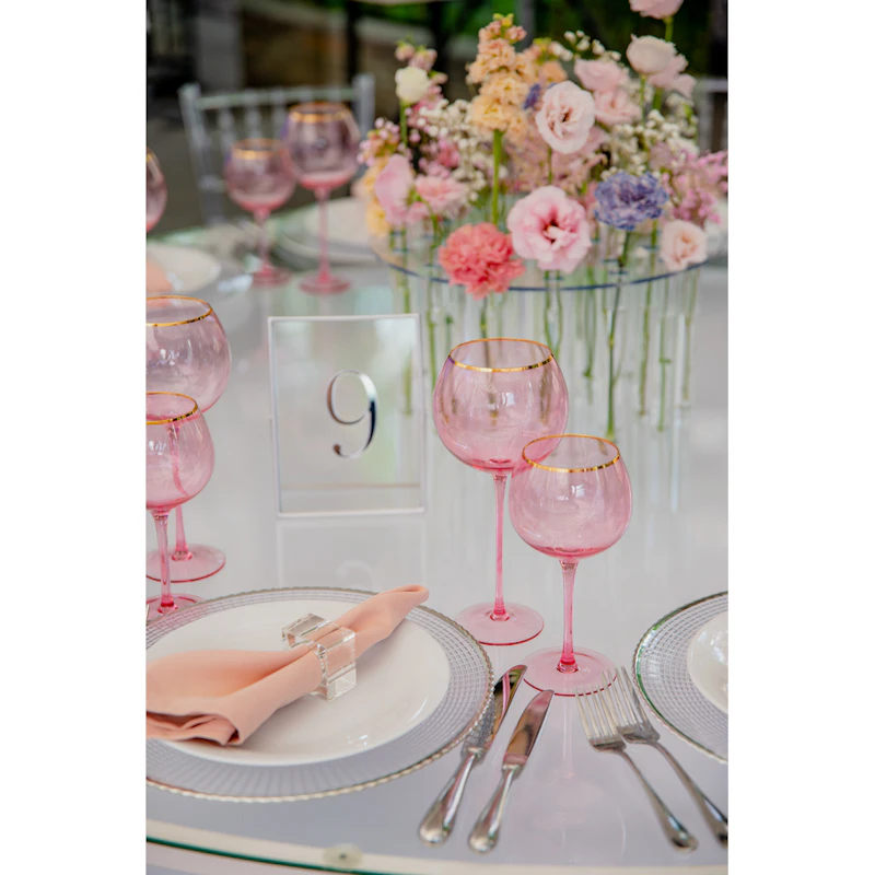 Кольцо для салфеток прозрачное "Кристалл"