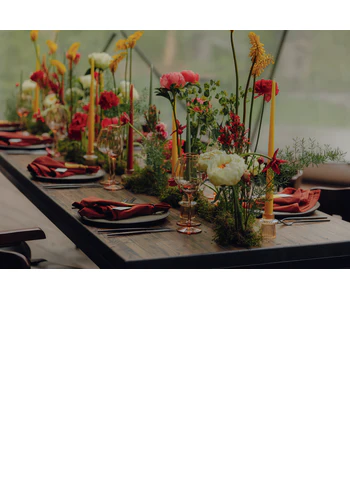 Салфетка бархатная "Бета" янтарная