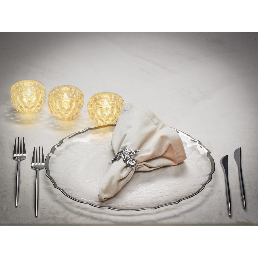 Набор «Имс» глянцевое серебро из двух предметов - Фото миниатюра 3