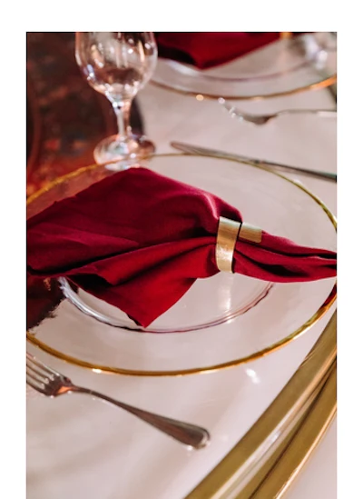 Кольцо для салфеток "Минимал" золото - изображение 7