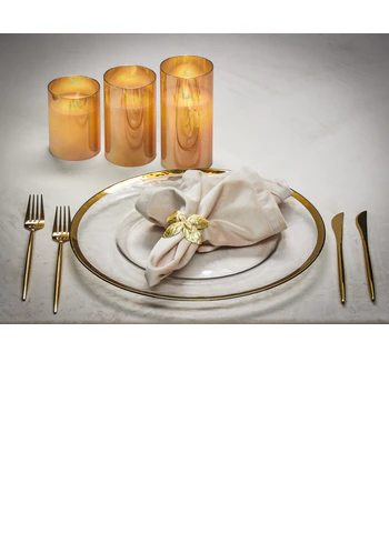 Набор Led свечей янтарного цвета