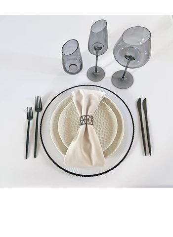 Набор приборов "Сафо" черных 6 шт