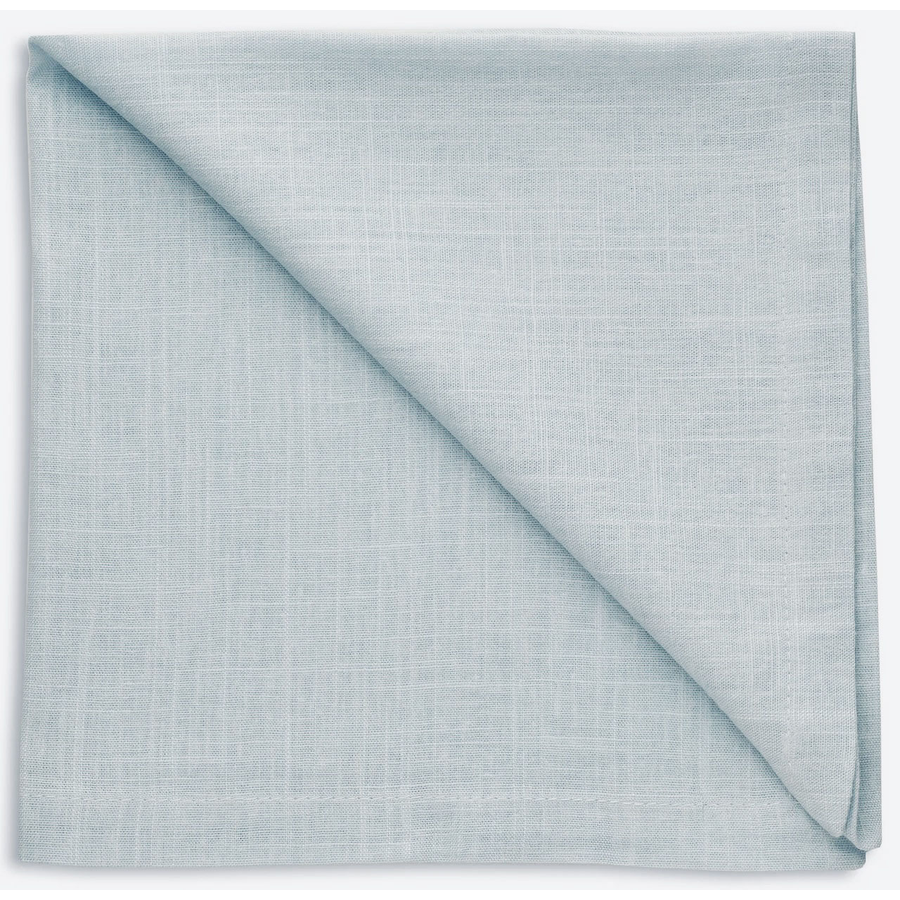 Салфетка льняная светло-голубая - Фото основное 1