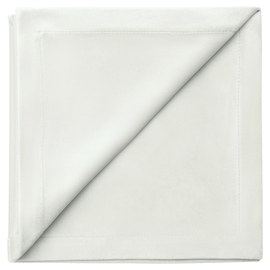 Салфетка бархатная белая - Фото основное 1