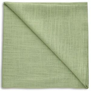 Салфетка льняная холодно-зеленая  - Фото 1