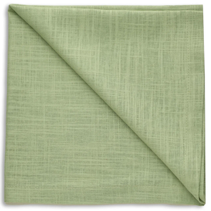 Салфетка льняная холодно-зеленая 