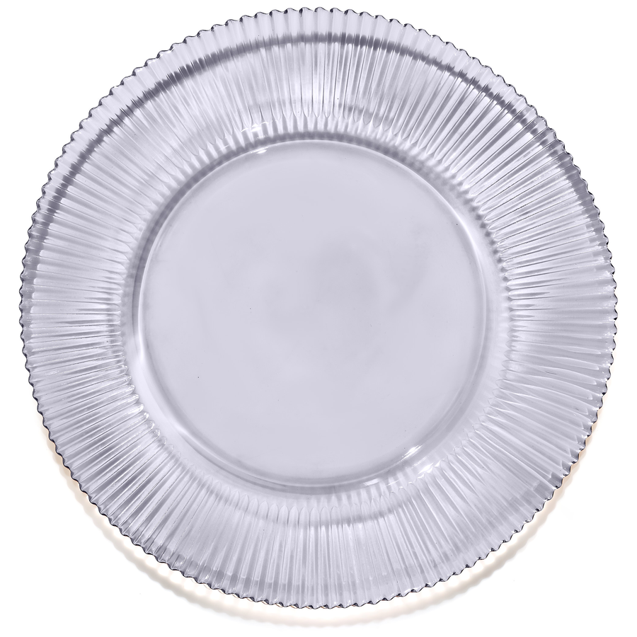 Подстановочная тарелка «Элва» холодная лаванда - Фото миниатюра 1