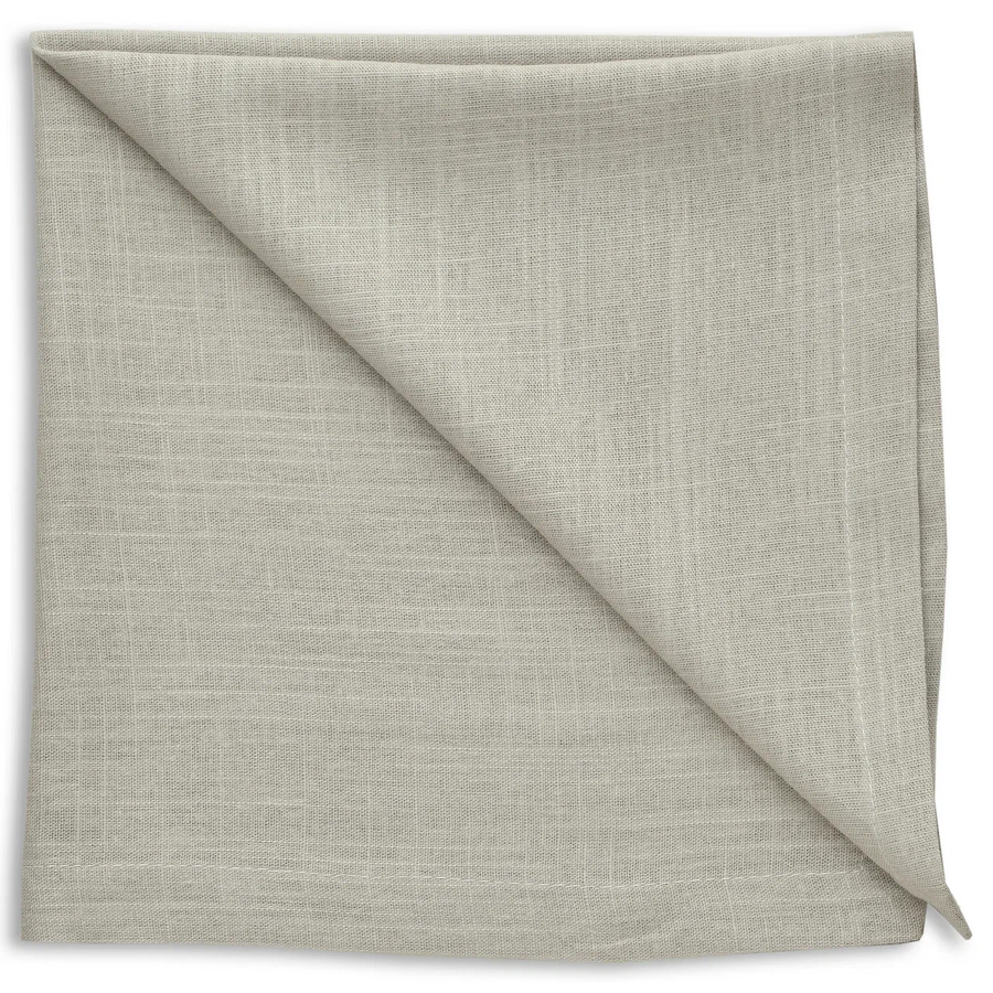 Салфетка льняная серая  - Фото миниатюра 1