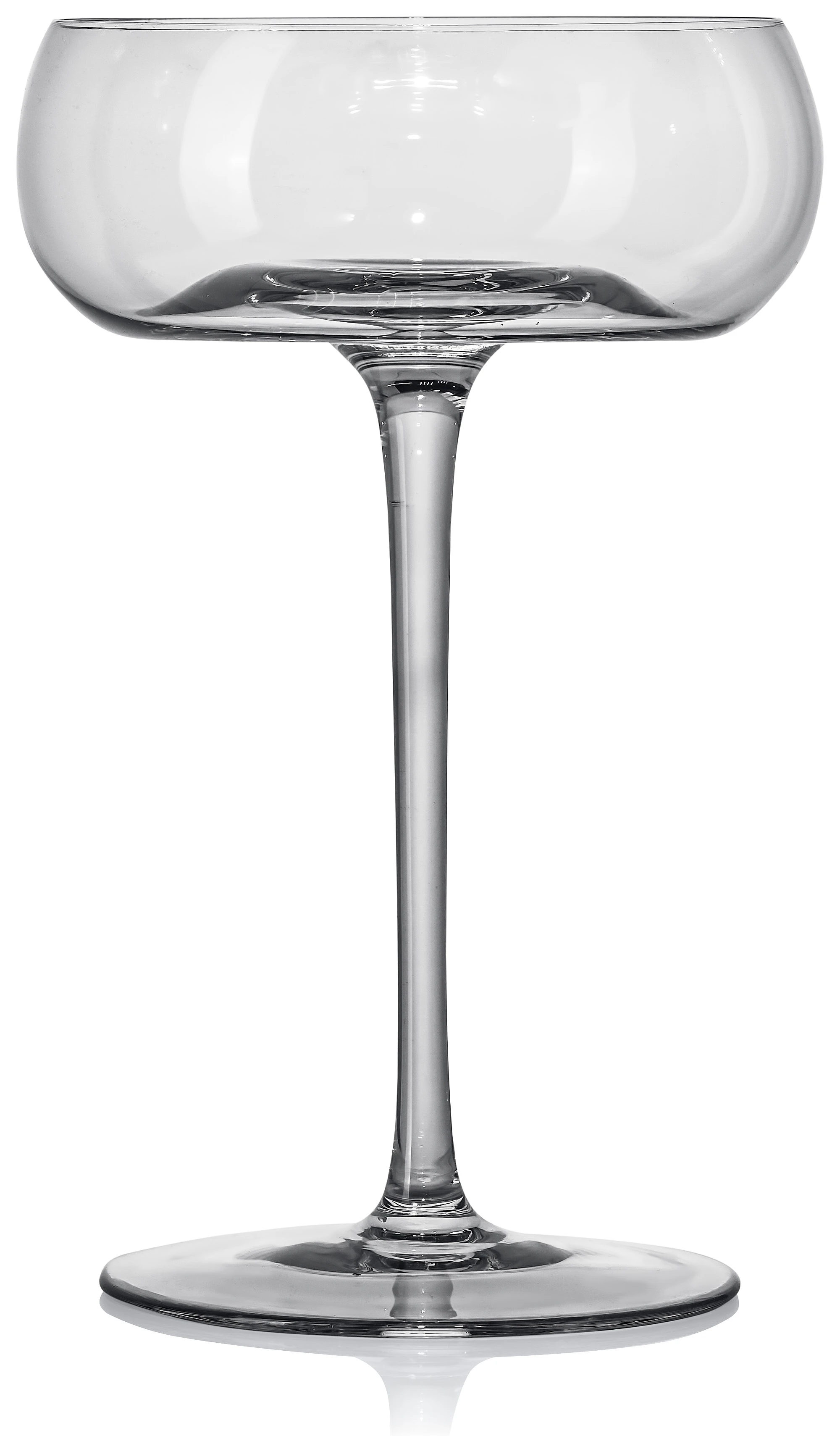 Бокал-блюдце «Люксор» графит