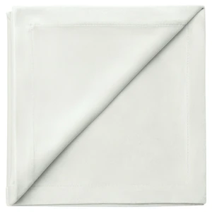 Салфетка бархатная белая - Фото 1