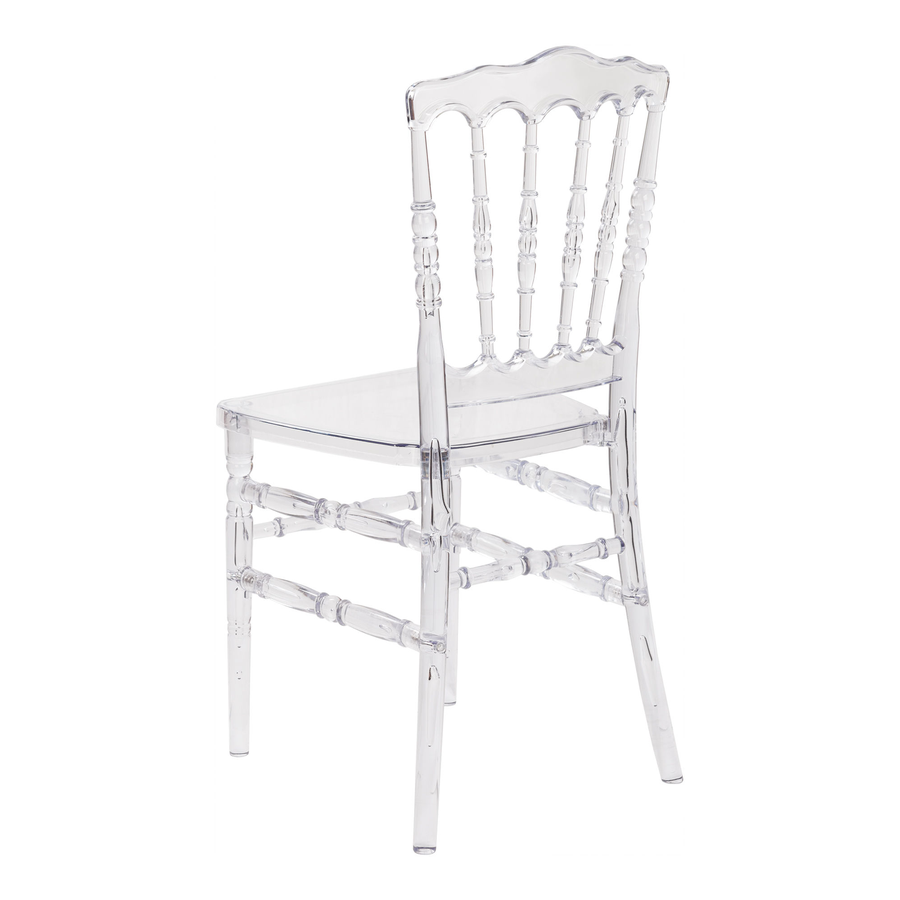 Стул «Наполеон» прозрачный, поликарбонат - Фото миниатюра 2