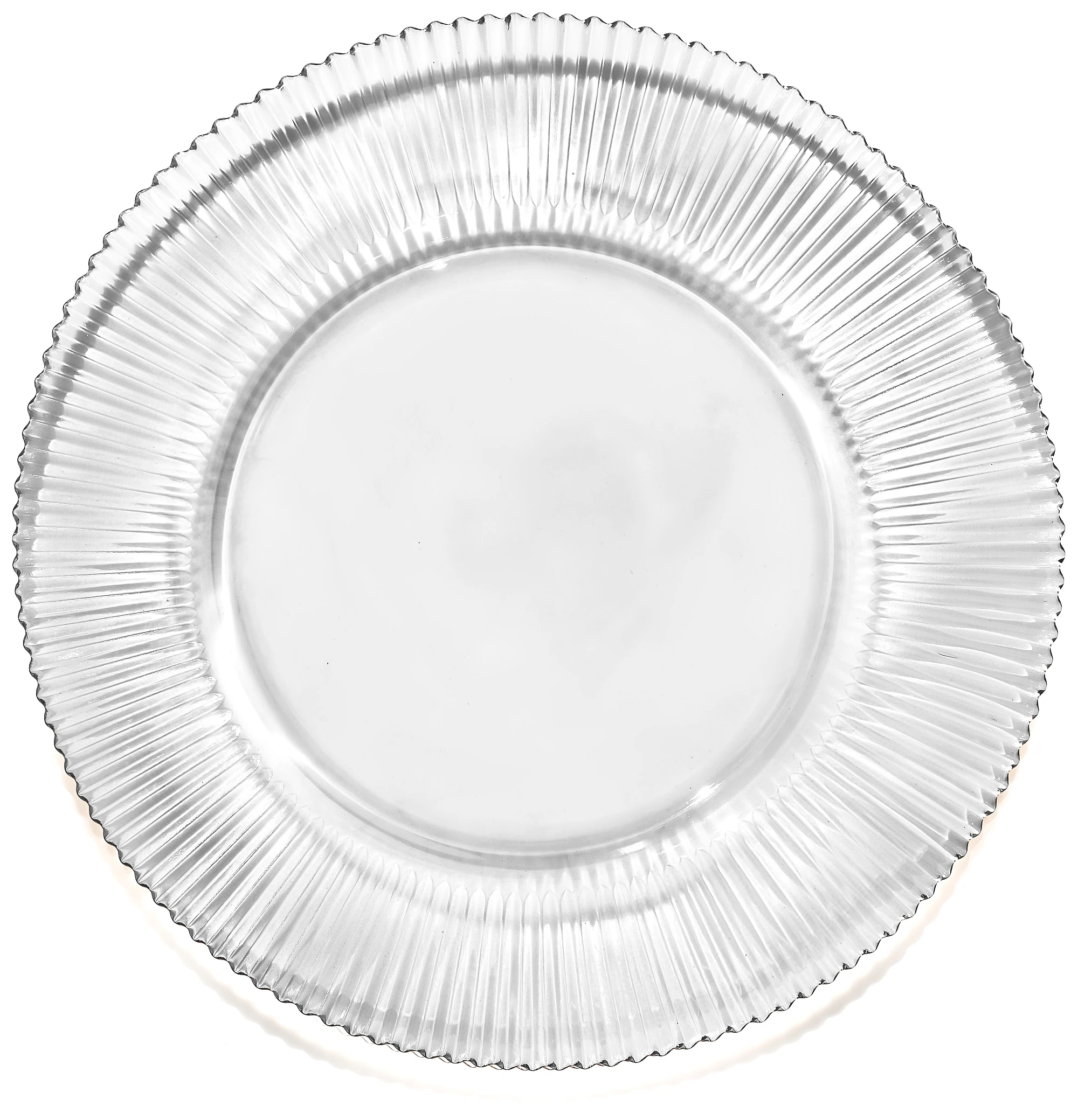 Подстановочная тарелка «Элва» прозрачная