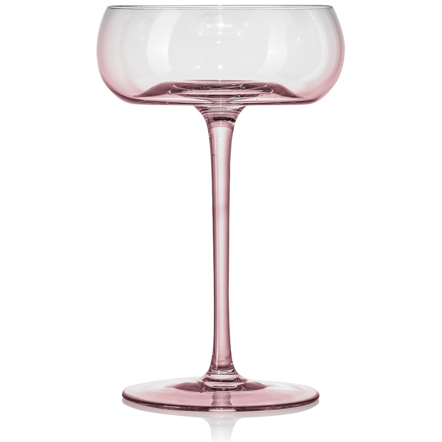 Бокал-блюдце «Люксор» розовый шелк - Фото миниатюра 1