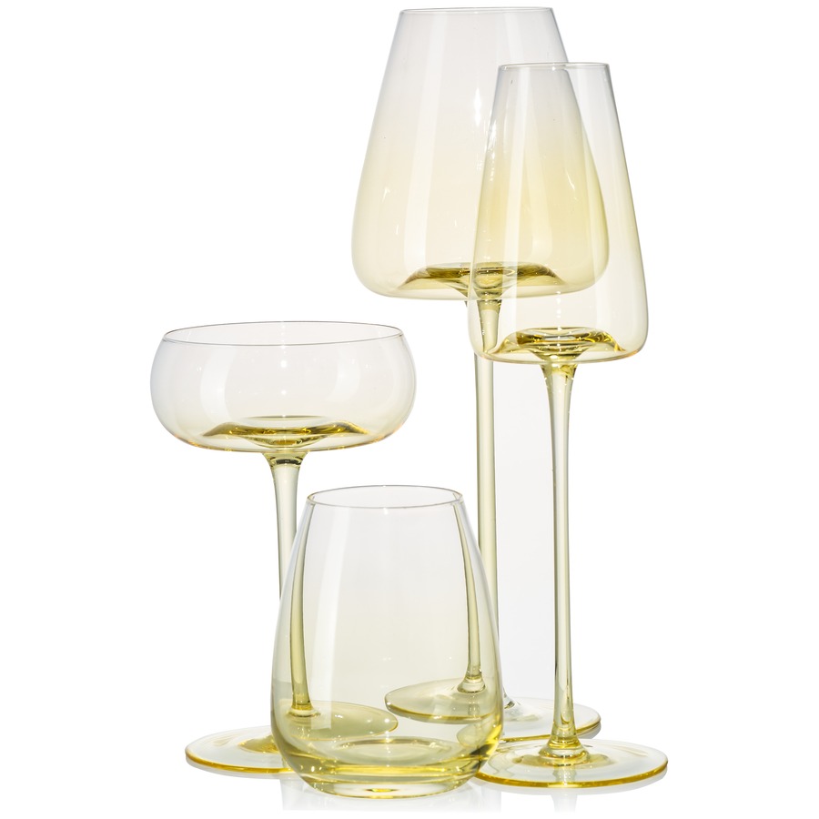 Бокал-блюдце «Люксор» лимо - Фото миниатюра 2