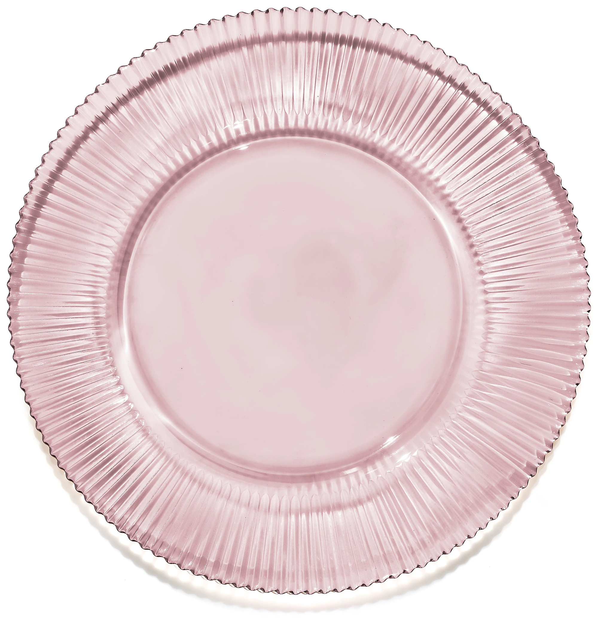 Подстановочная тарелка «Элва» розовый шёлк