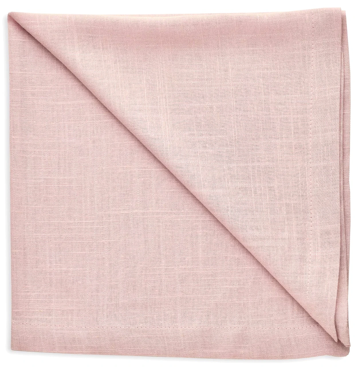 Салфетка льняная светло-розовая