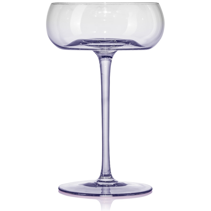 Бокал-блюдце «Люксор» холодная лаванда - Фото миниатюра 1