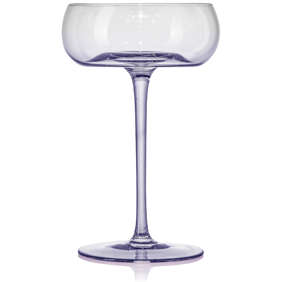 Бокал-блюдце «Люксор» холодная лаванда - Фото миниатюра 1