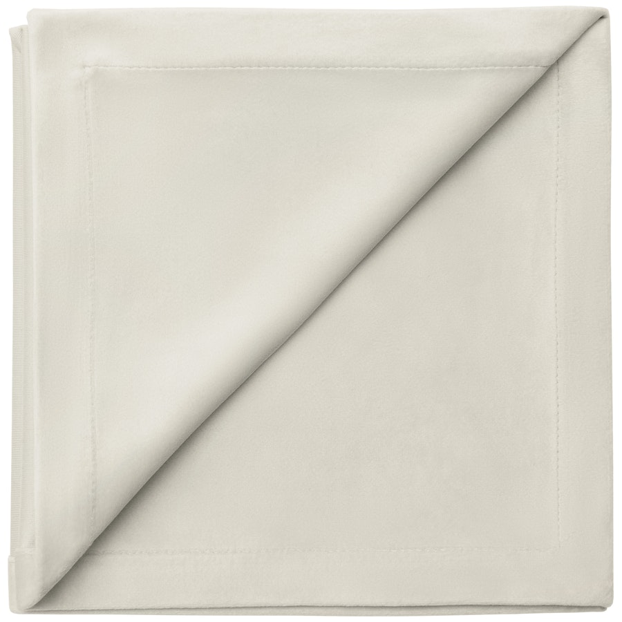 Салфетка бархатная кремовая - Фото миниатюра 1