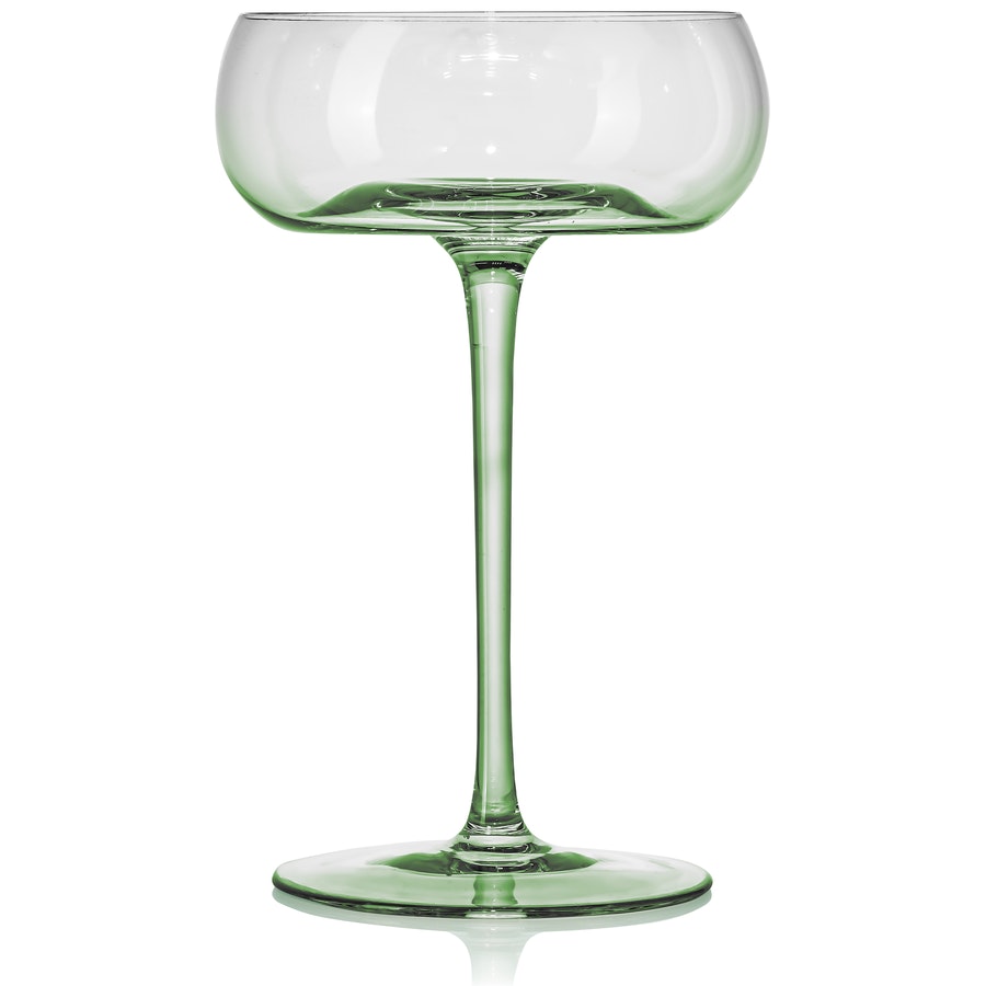 Бокал-блюдце «Люксор» олива - Фото миниатюра 1