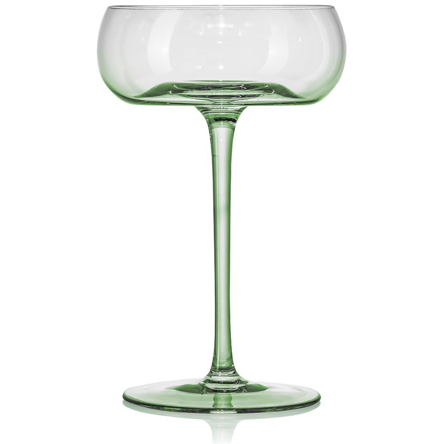 Бокал-блюдце «Люксор» олива - Фото миниатюра 1