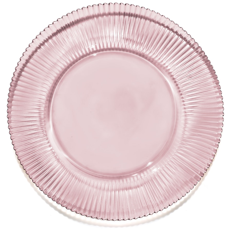 Подстановочная тарелка «Элва» розовый шёлк - Фото миниатюра 1