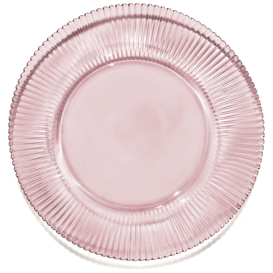 Подстановочная тарелка «Элва» розовый шёлк - Фото миниатюра 1