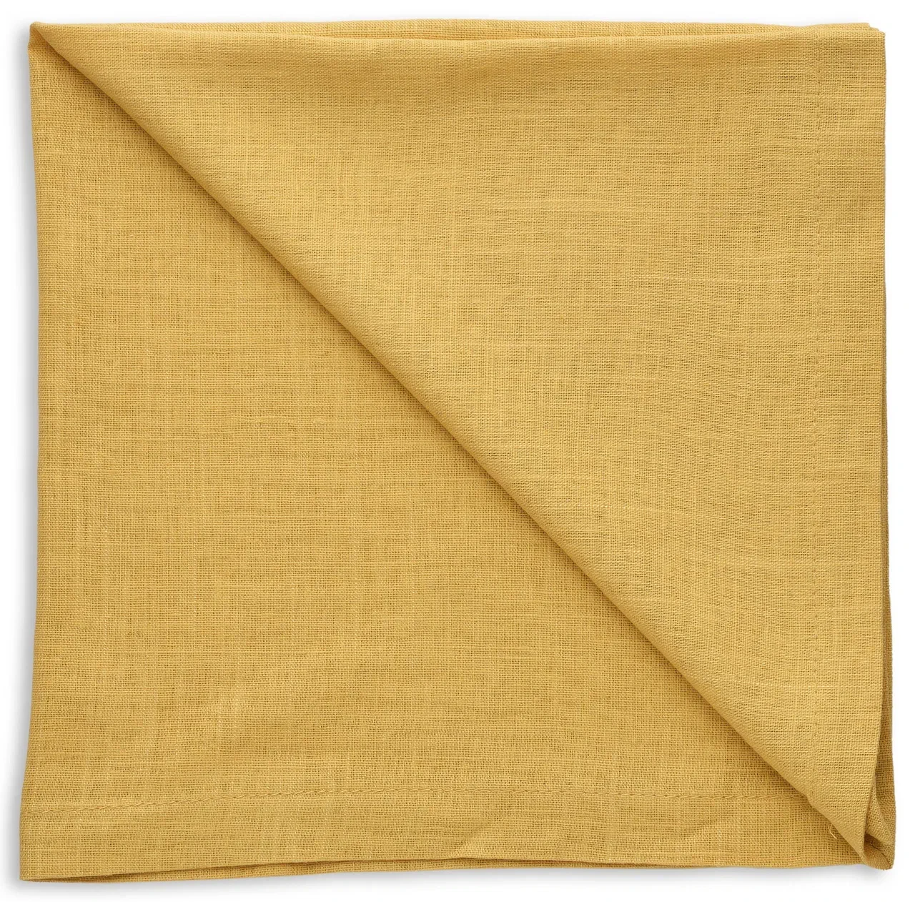 Салфетка льняная горчичная 