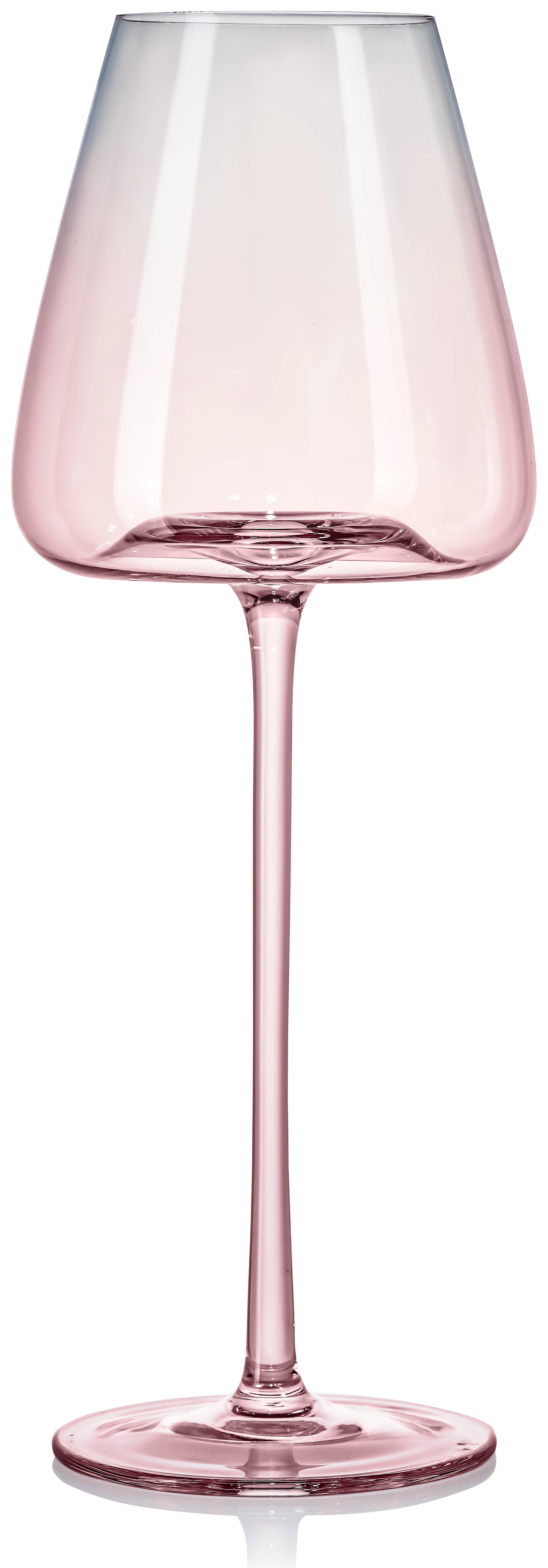 Бокал «Люксор» для вина розовый шелк