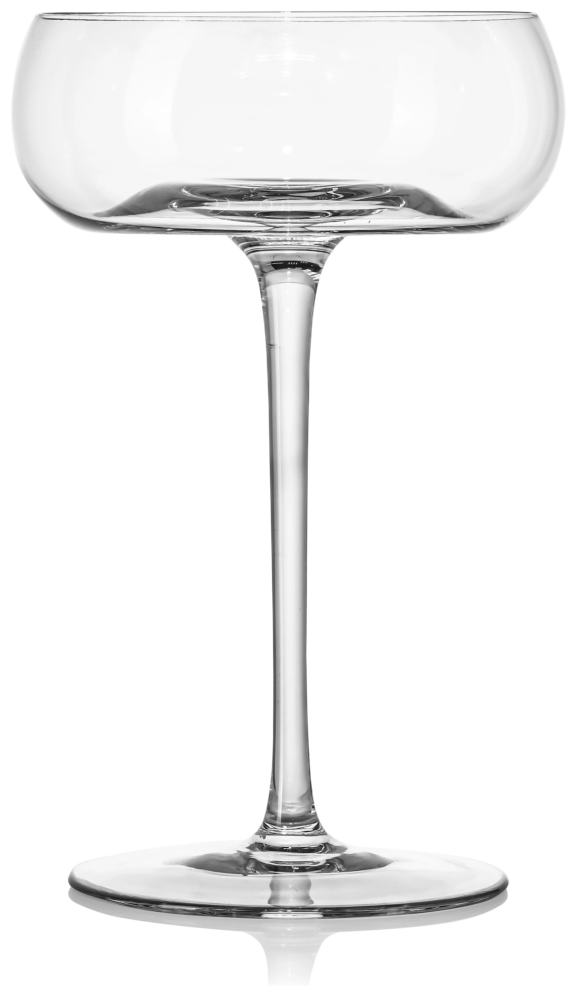 Бокал-блюдце «Люксор» прозрачный