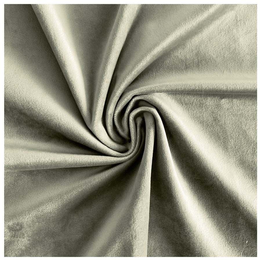 Салфетка бархатная пыльно-зеленая - Фото миниатюра 2