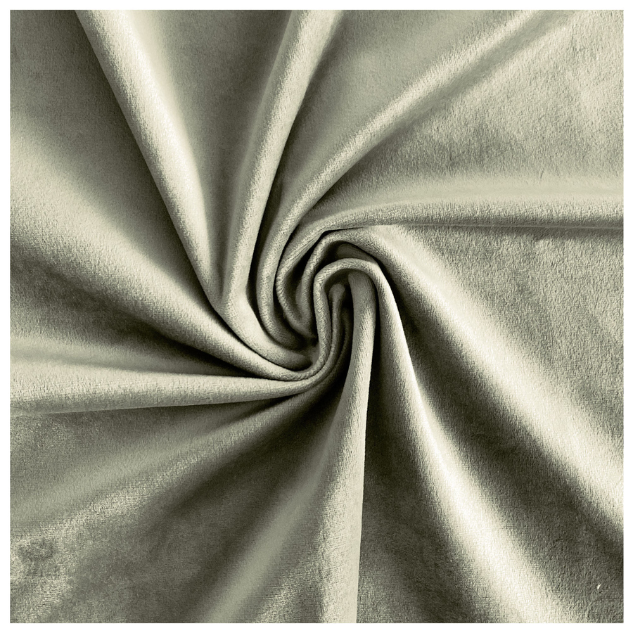 Салфетка бархатная пыльно-зеленая - Фото миниатюра 2