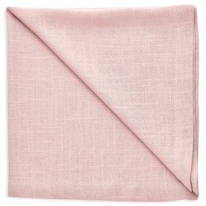 Салфетка льняная светло-розовая