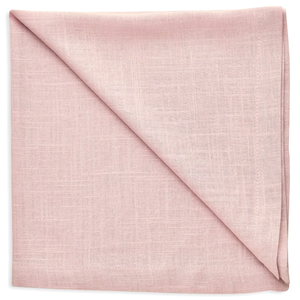 Салфетка льняная светло-розовая
