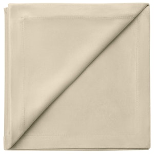 Салфетка бархатная светло-бежевая