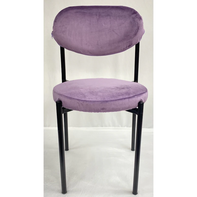 Стул Монако черный лавандовый