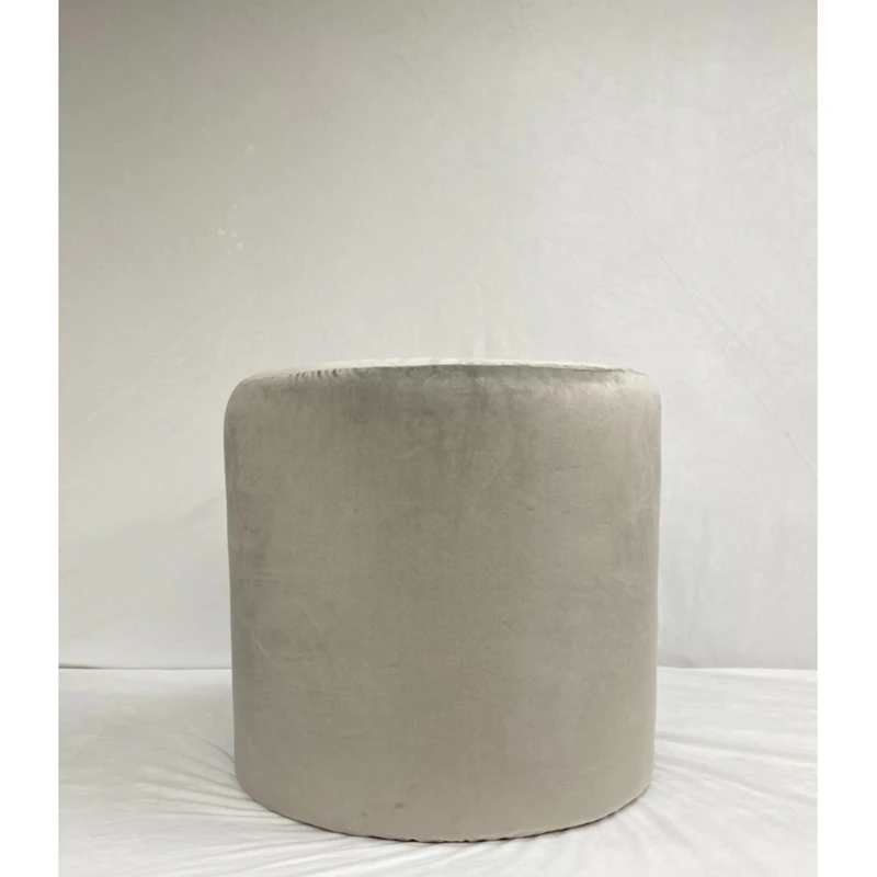 Пуф Люксор светло-серый