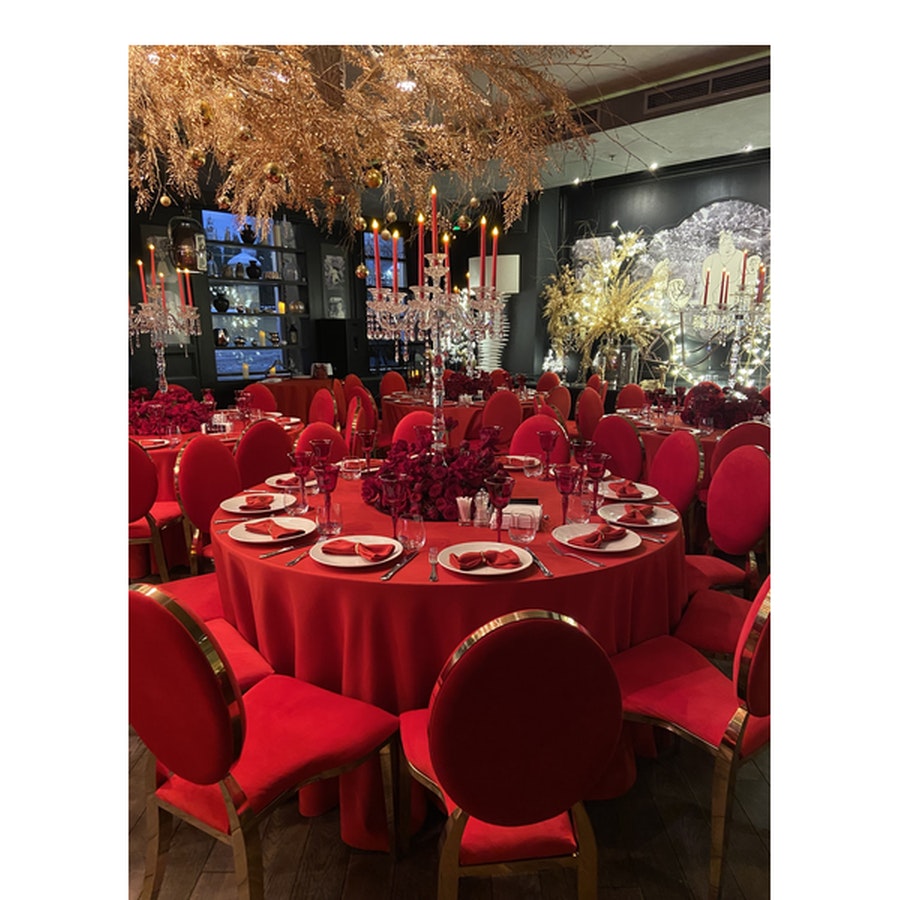 Стол круглый с мулетоном - Фото миниатюра 4