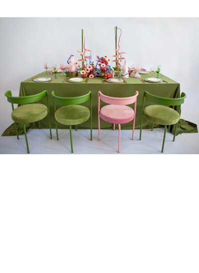 Скатерть велюр, прямоугольная, матча - изображение 5