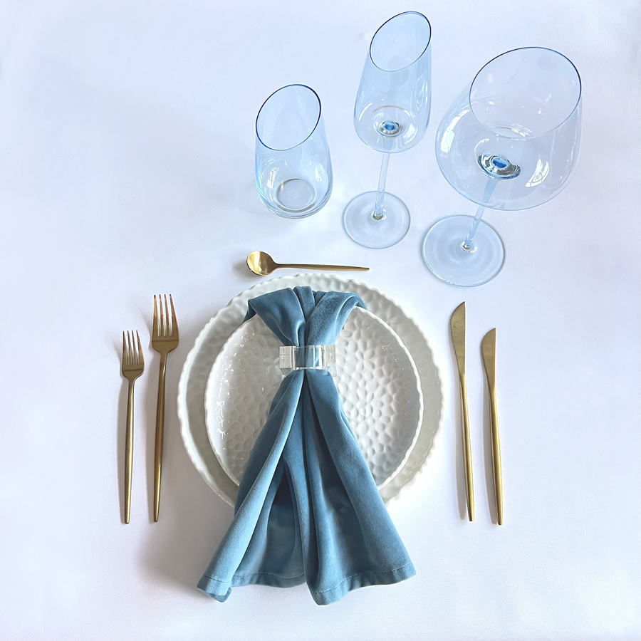 Набор приборов "Сафо" золотых 4 шт - Фото миниатюра 9