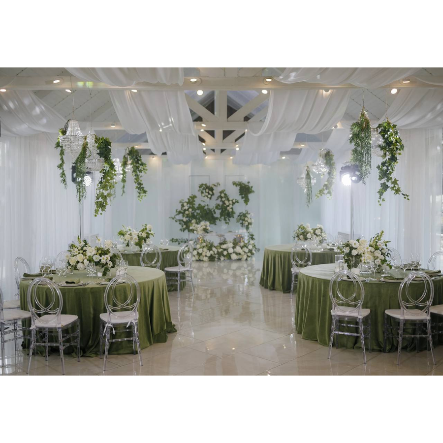 Салфетка бархатная "Бета" светло-зеленая - Фото миниатюра 4