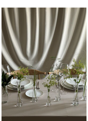 Набор «Имс» матовое серебро из двух предметов