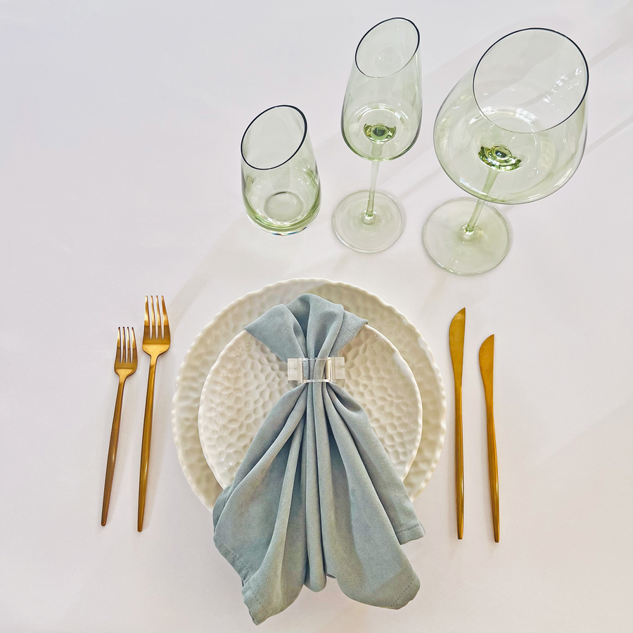 Набор приборов "Сафо" золотых 4 шт - Фото миниатюра 10