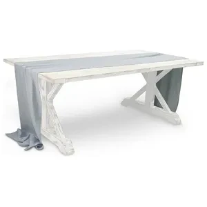 Раннер из муслина сизый - Фото 1