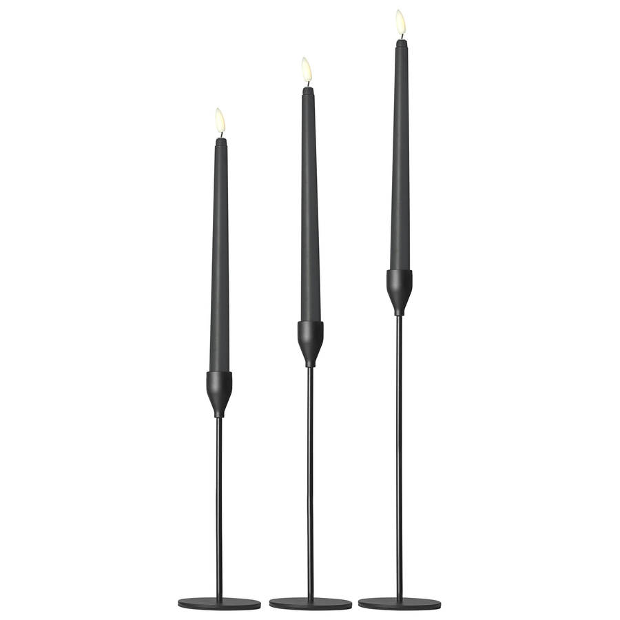 Набор подсвечников «Имс» черного цвета - Фото миниатюра 4