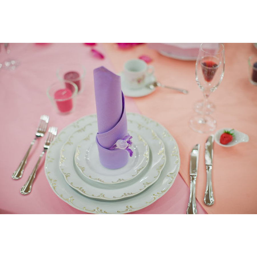 Салфетка габардин лавандовая - Фото миниатюра 2